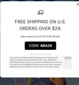Los Angeles Lakers coupon verification screenshot