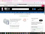 Los Angeles Lakers coupon verification screenshot