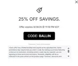 Los Angeles Lakers coupon verification screenshot