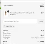 COELCTIVO coupon verification screenshot