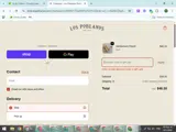 Los Poblanos coupon verification screenshot