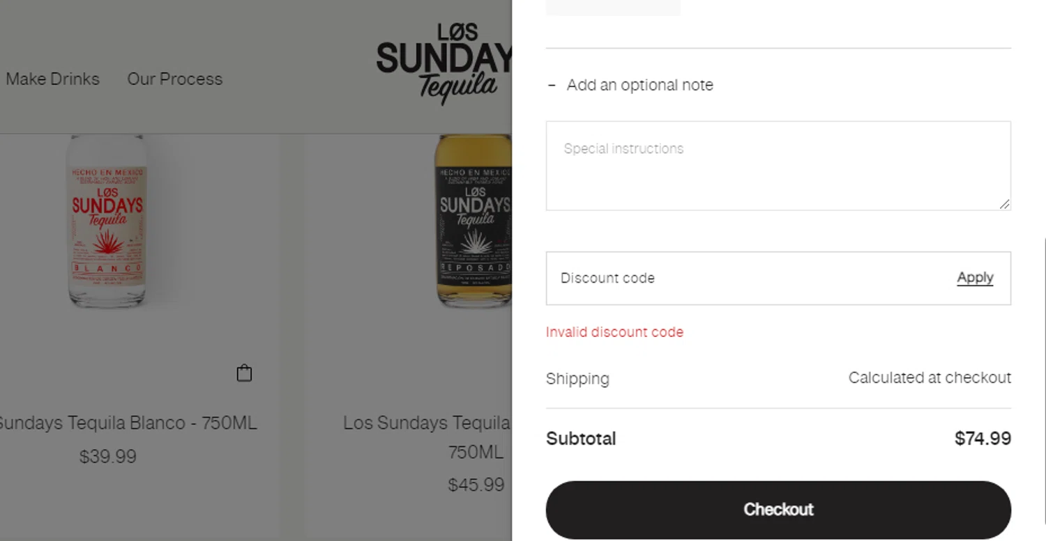 Los Sundays discount code screenshot showing code SANTA applied at Los Sundays checkout page. Uploaded by SimplyCodes community member Braun007 on Dec 27, 2025