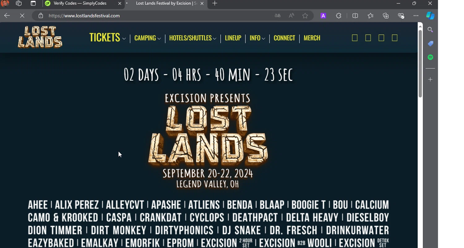 Lost Lands checkout page showing Lost Lands promo code box | Screenshot taken by SimplyCodes community member on Sep 18, 2024
