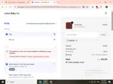 VIPBABY coupon verification screenshot