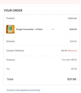 littletreat coupon verification screenshot