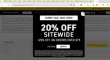 20off75 coupon verification screenshot
