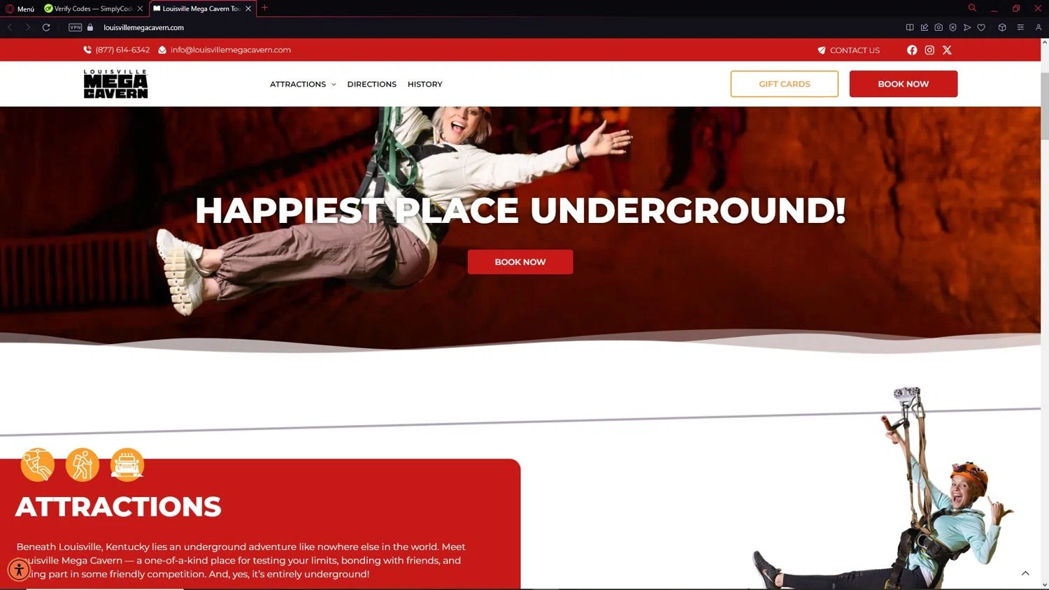 Louisville Mega Cavern promo code screenshot showing code XMAS9 applied at Louisville Mega Cavern checkout page. Uploaded by SimplyCodes community member NobleSaver8091 on Mar 25, 2025