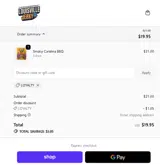 Louisville Vegan Jerky Company coupon verification screenshot