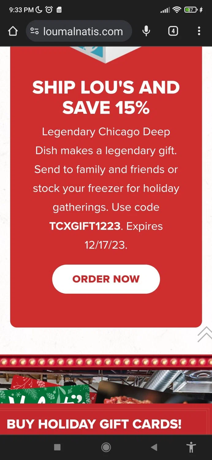 Lou Malnati's Promo Codes 25 Off January 2024