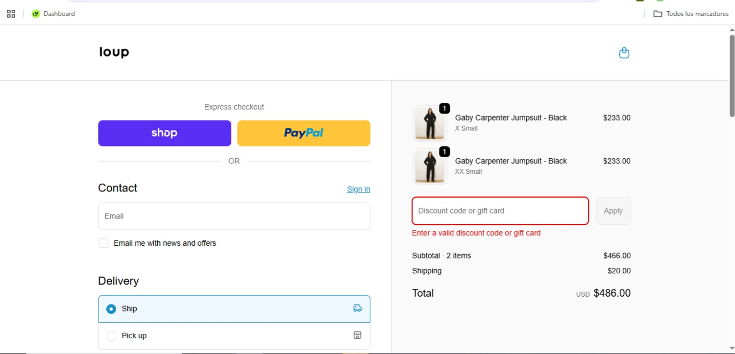 Loup promo code screenshot showing code Ruth15 applied at Loup checkout page. Uploaded by SimplyCodes community member Speedy on Nov 20, 2025