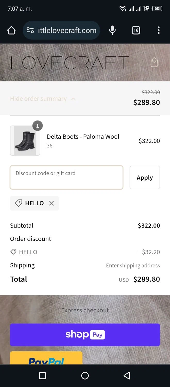 Lovecraft Promo Codes 10 Off August 2024