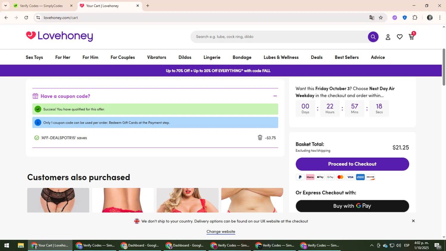 Lovehoney Coupon Codes - 15% Off (4 Verified) Oct 2025