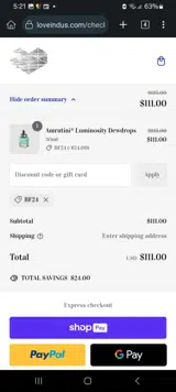 BF24 coupon verification screenshot