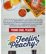 PEACHY coupon verification screenshot