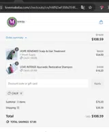CALIX coupon verification screenshot
