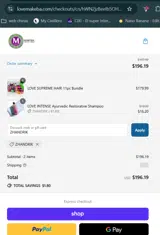 ZHANDRIK coupon verification screenshot