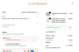 LOVE2026 coupon verification screenshot
