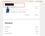 Love the Sales coupon verification screenshot