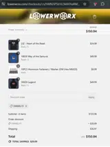 DANIEL15 coupon verification screenshot