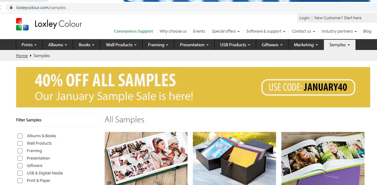 Loxley Colour checkout page showing Loxley Colour promo code box | Screenshot taken by SimplyCodes community member on Jan 8, 2021