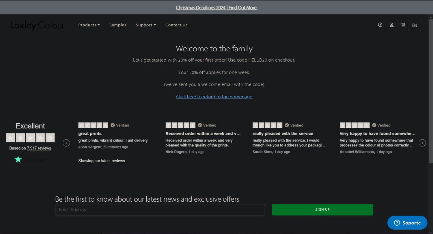 Loxley Colour checkout page showing Loxley Colour promo code box | Screenshot taken by SimplyCodes community member on Oct 12, 2024
