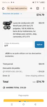 jg28 coupon verification screenshot
