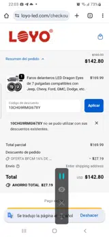 10CHG9RMGI67XY coupon verification screenshot