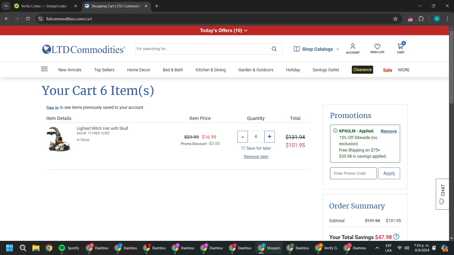 LTD Commodities Promo Codes 20 Off September 2024