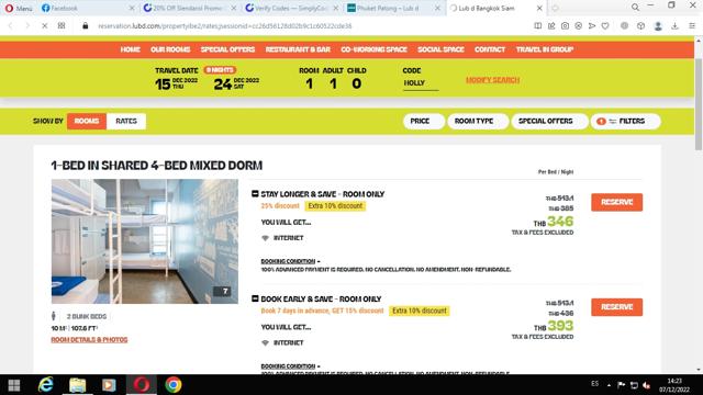 Lub d checkout page showing Lub d promo code box | Screenshot taken by SimplyCodes community member on Dec 7, 2022