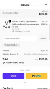 KLZDRVXZLJ coupon verification screenshot