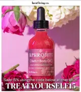 treatyourself15 coupon verification screenshot