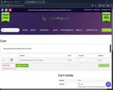 Luck Shop coupon verification screenshot