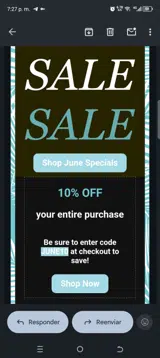 Luck Shop coupon verification screenshot