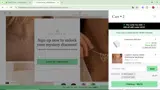 WELCOME10 coupon verification screenshot
