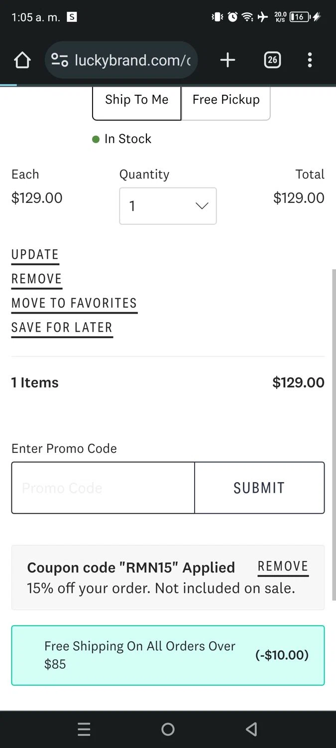 Lucky Brand Promo Codes 15 Off November 2023
