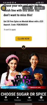 FEBCREEK30 coupon verification screenshot
