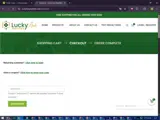 Lucky Link Peptides coupon verification screenshot