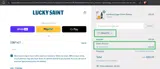 10SAINT15 coupon verification screenshot