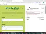 SANDALS20 coupon verification screenshot