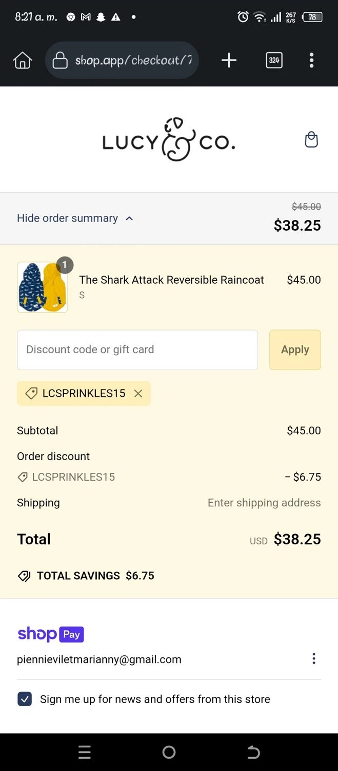 how to use Lucy & Co coupons