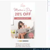 MOMSDAY20 coupon verification screenshot