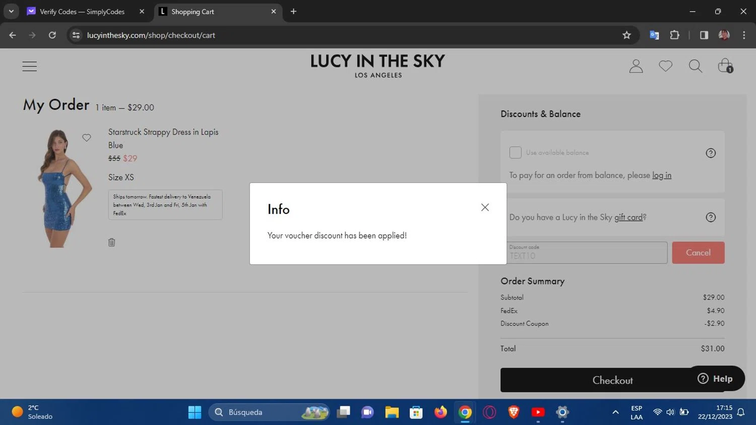 LUCY IN THE SKY Promo Codes 20 Off February 2024