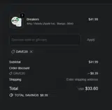 Lucy Nicotine coupon verification screenshot
