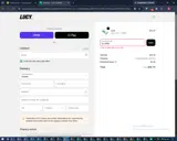 Lucy Nicotine coupon verification screenshot
