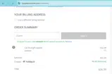 holiday20 coupon verification screenshot