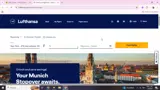 Lufthansa coupon verification screenshot
