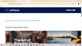 Lufthansa coupon verification screenshot