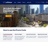 Lufthansa coupon verification screenshot