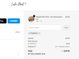 PARADISE coupon verification screenshot