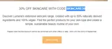 Lumene coupon verification screenshot